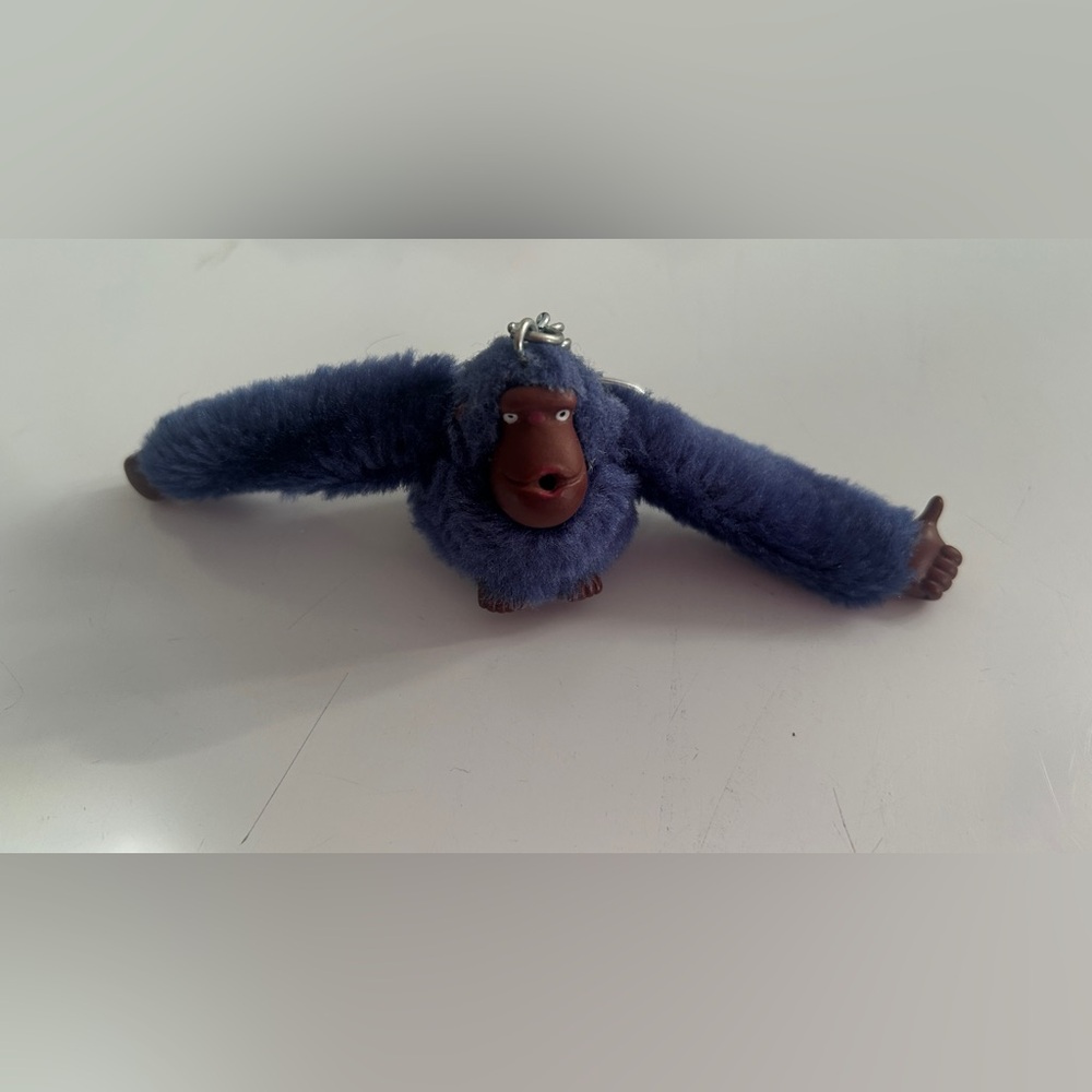 Kipling Blue Monkey Keychain Accessory - image 1